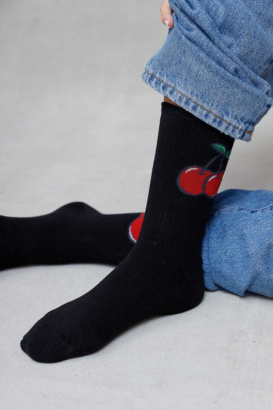 Luxe Trendy Socks Limlim | Cherry 2 Pack