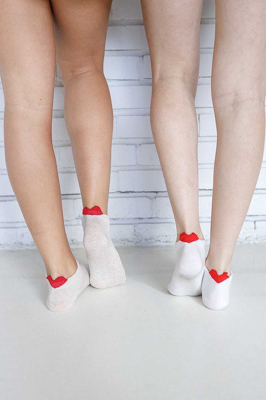 Luxe Trendy Socks Limlim | Heart Short Socks