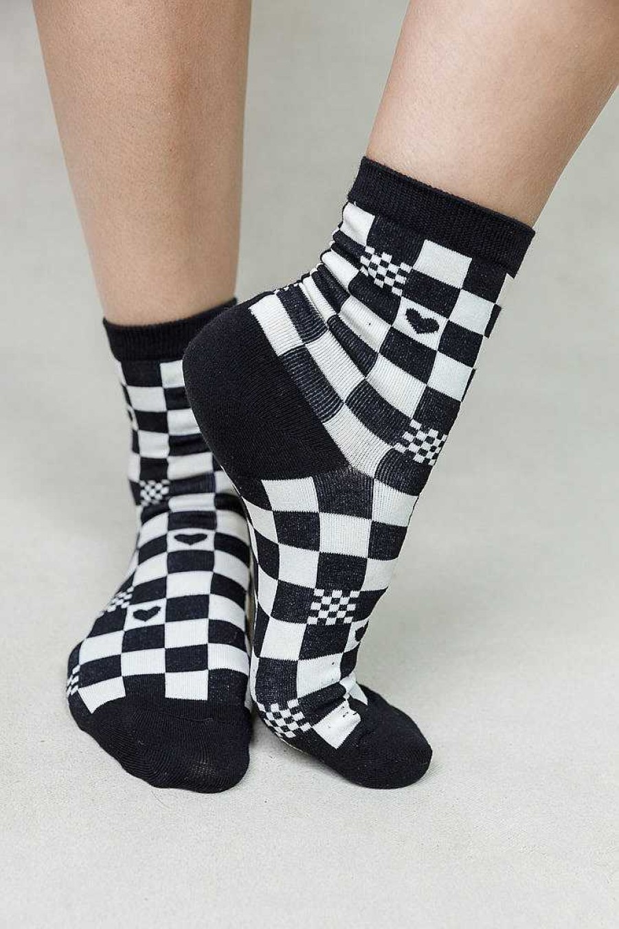 Luxe Trendy Socks Limlim | Checkers Hearts