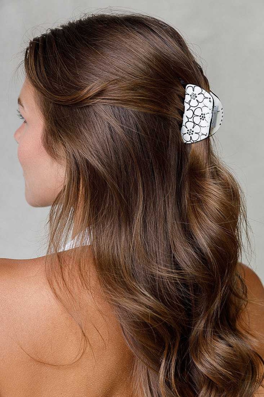 Hair Accessories Limlim | Flower Cellulose Crystal Jaw