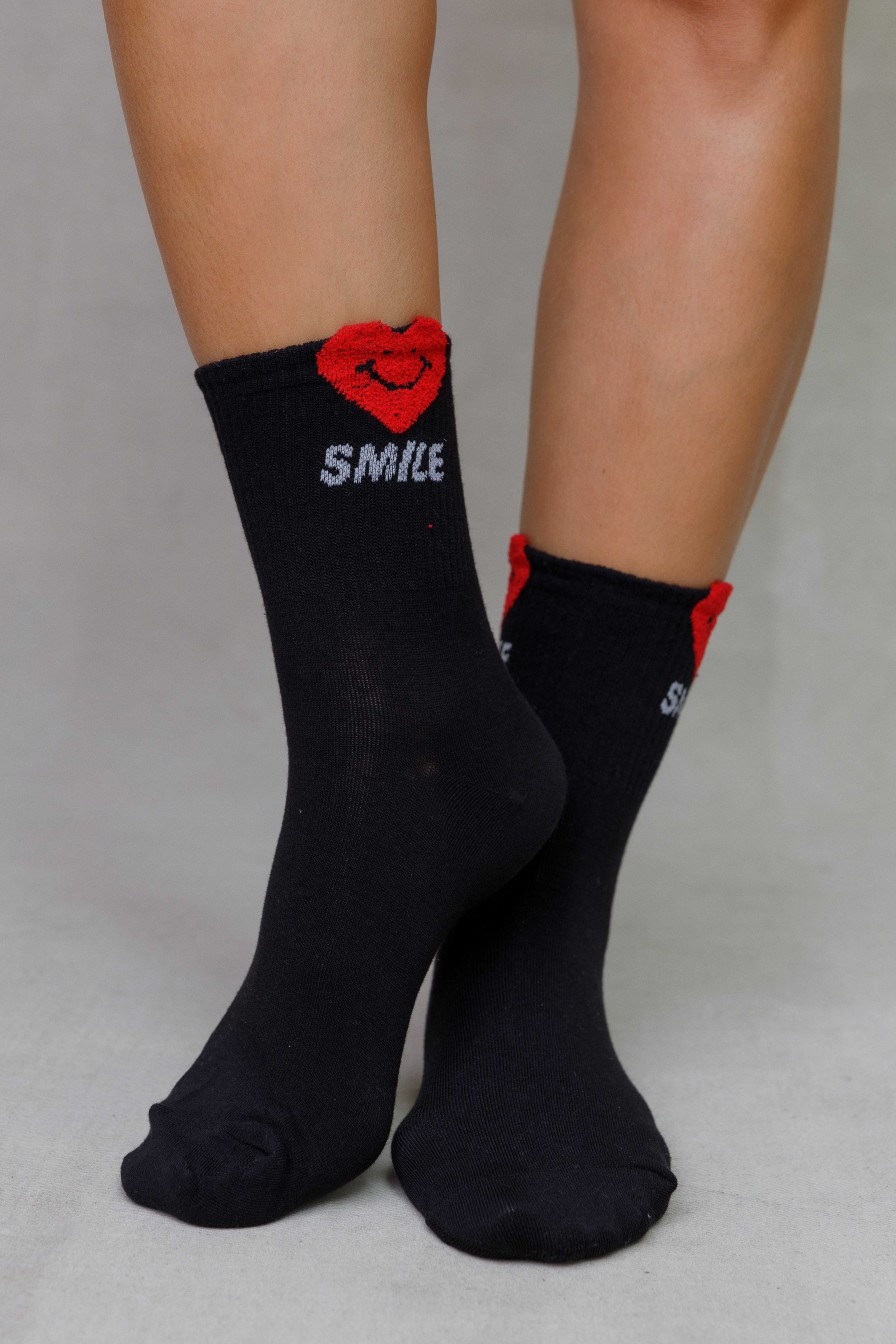 Luxe Trendy Socks Limlim | Smile High Short Socks