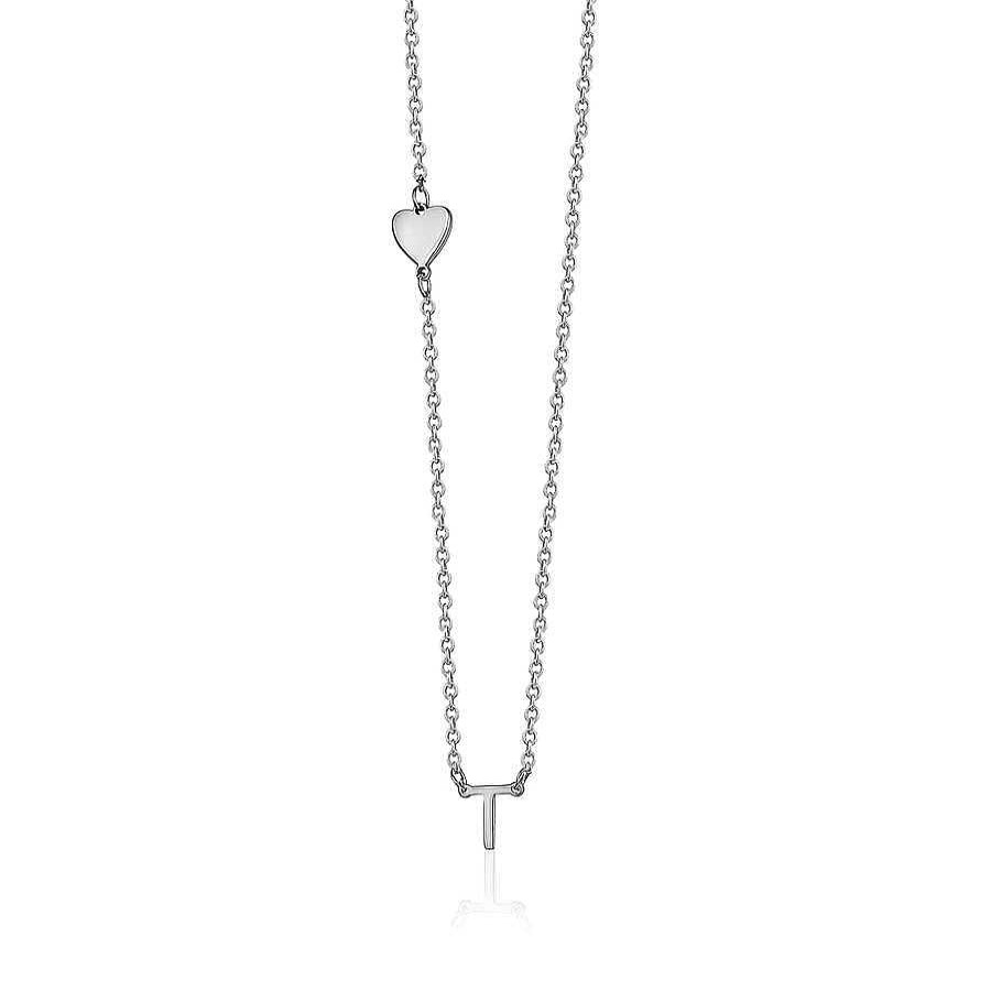 Jewelry Limlim | Heart Initial Necklace