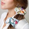 Hair Accessories Limlim | Pastel Satin Floral Scrunchies