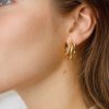 Jewelry Limlim | Three Tier Crsytal Earrings