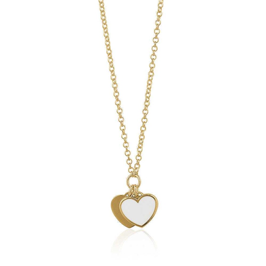 Jewelry Limlim | Double Enamel Heart Necklace