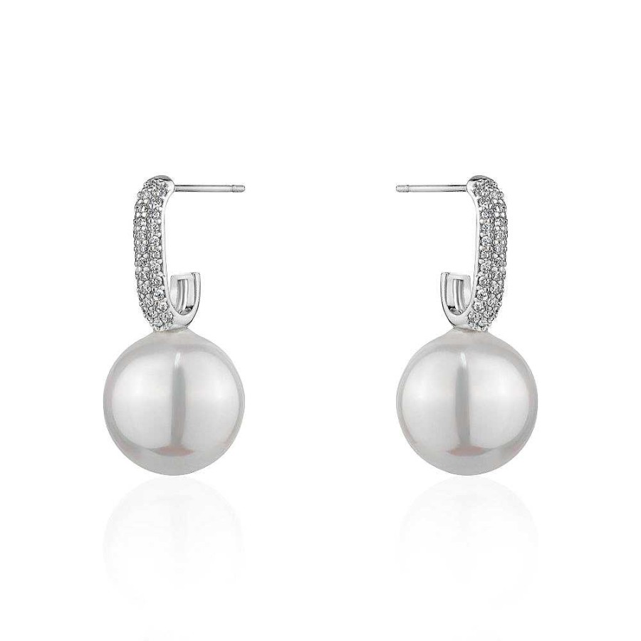 Jewelry Limlim | Pearl Pave Crystal Earrings