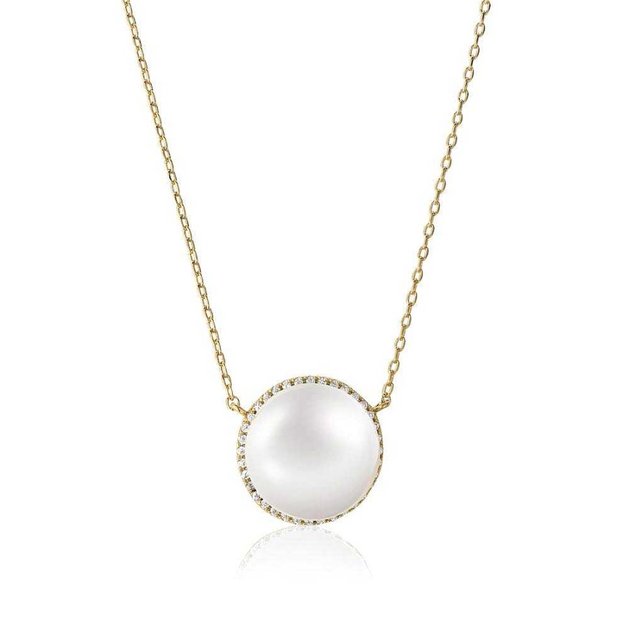 Jewelry Limlim | Pave Crystal Pearl Necklace