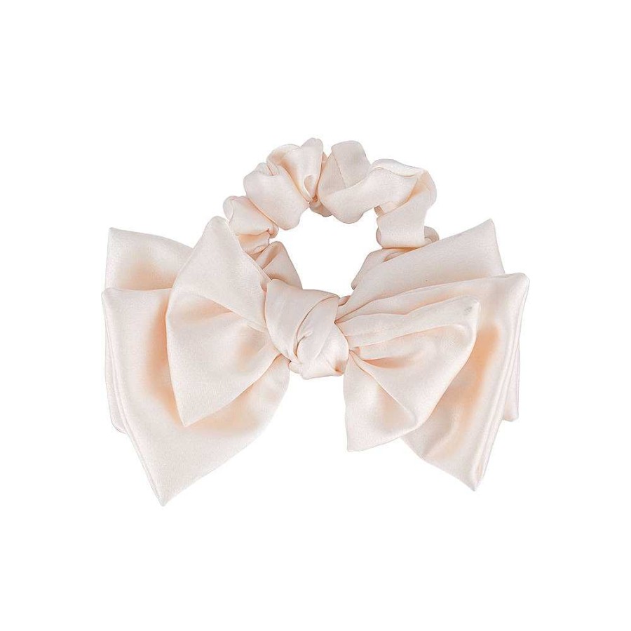 Hair Accessories Limlim | Satin Double Bow Scrunchie