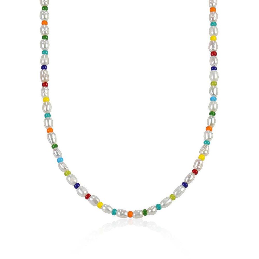 Jewelry Limlim | Mini Rainbow Fresh Water Pearl Necklace .