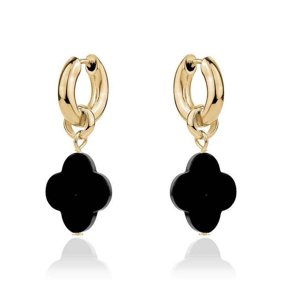 Jewelry Limlim | Clover Hoop Earrings