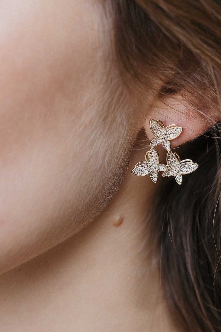 Jewelry Limlim | Three Butterfly Statement Earrings