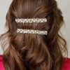 Hair Accessories Limlim | Austrian Crystal Barrette Pearls