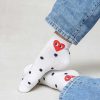 Luxe Trendy Socks Limlim | Polka Heart Short Socks