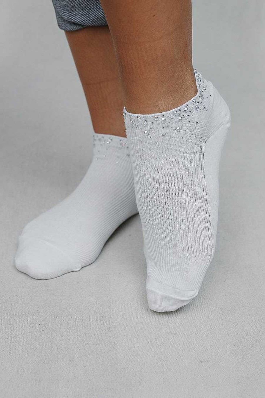 Luxe Trendy Socks Limlim | Crystal Short Socks