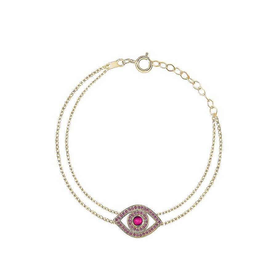 Jewelry Limlim | Eye On You Bracelet Fuscia