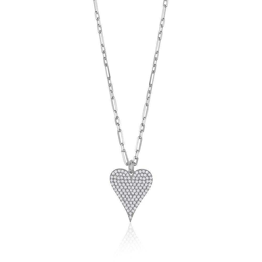 Jewelry Limlim | Crystal Heart Sterling Silver