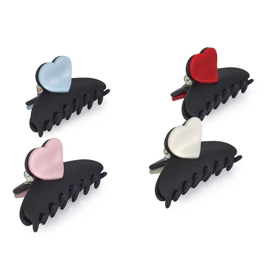 Hair Accessories Limlim | Small Matte Heart Jaw