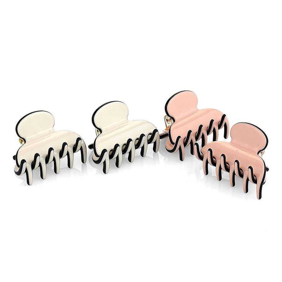 Hair Accessories Limlim | Small Classic Resin Clips Light Tones