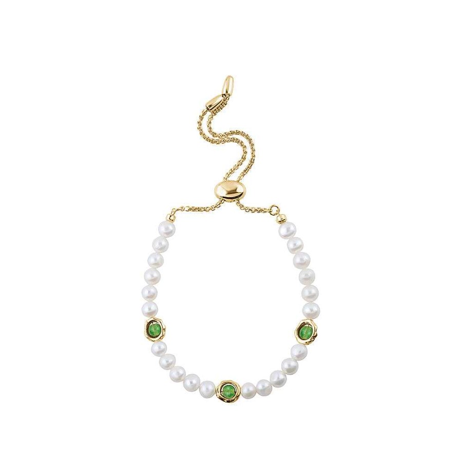 Jewelry Limlim | Jade Round Fresh Water Pearls Necklace