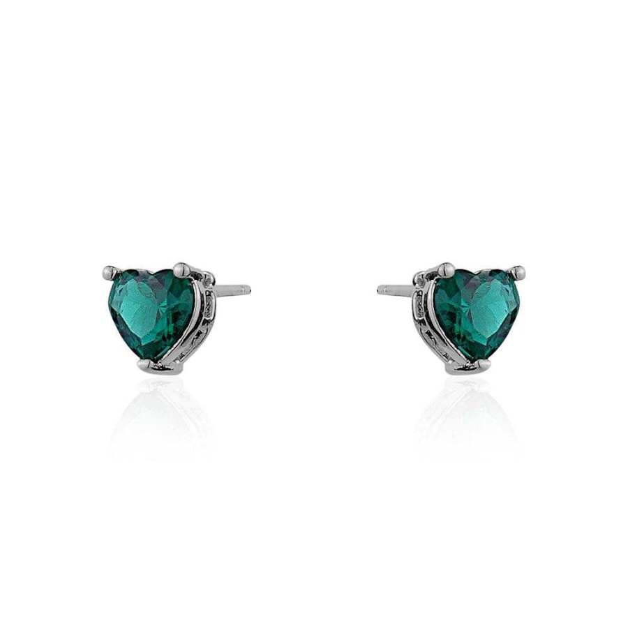 Kgmtl Limlim | Mini Heart Crystal Stud Earrings