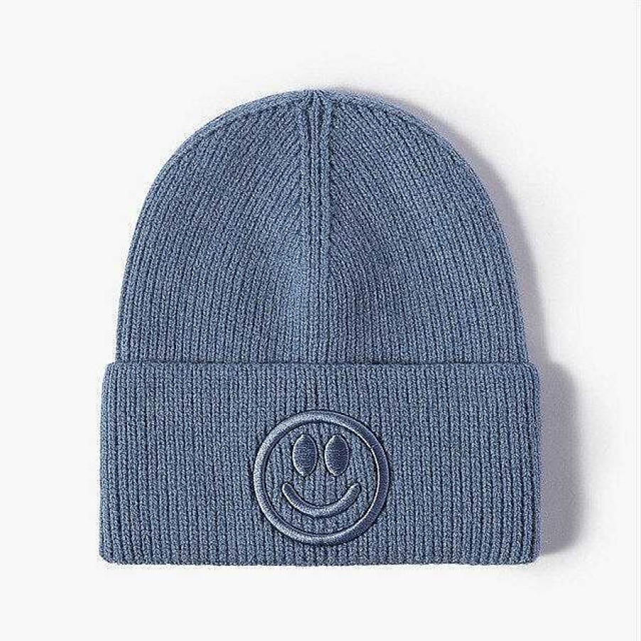 Kgmtl Limlim | Smiley Embroidered Beanies