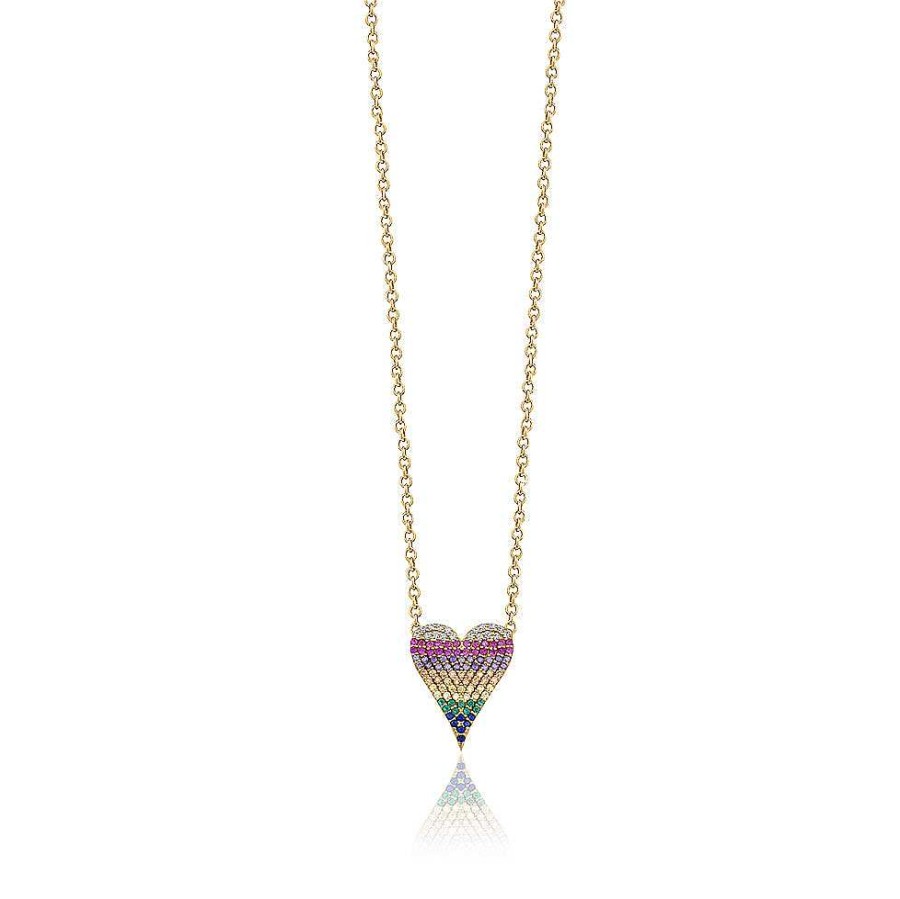 Jewelry Limlim | Rainbow Heart Pendant