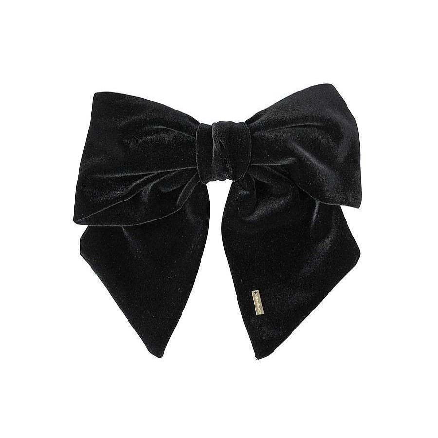 Hair Accessories Limlim | Large Bow Velvet Barrette