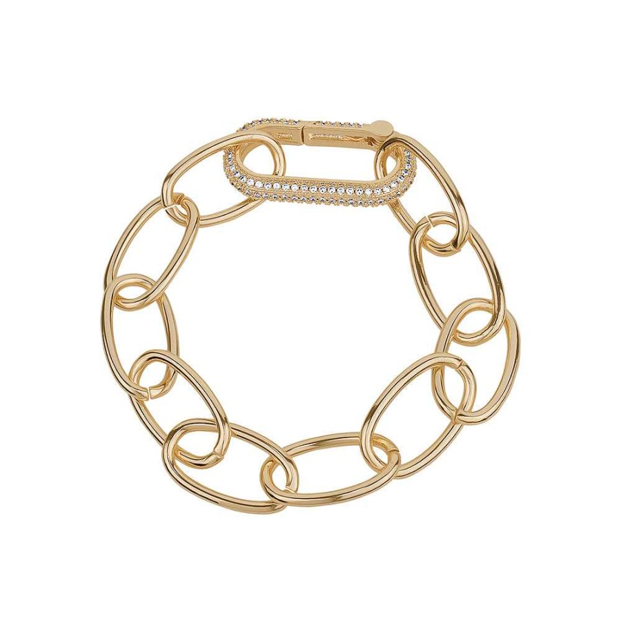 Jewelry Limlim | Light Link Cz Lock Bracelet