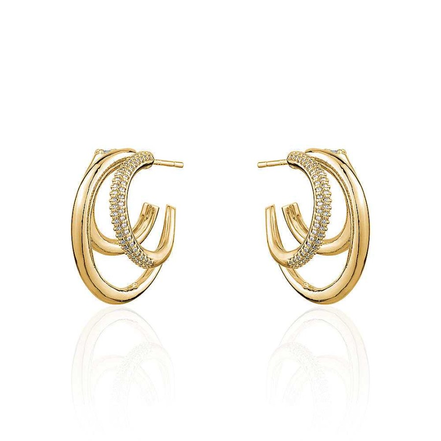 Jewelry Limlim | Three Tier Crsytal Earrings