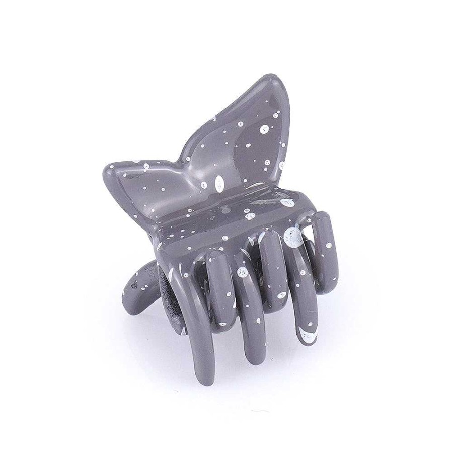 Hair Accessories Limlim | Mini Butterfly Shiny Paint Splatter Clip