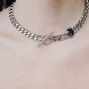 Jewelry Limlim | Gourmette Fancy Necklace Clear Crystal